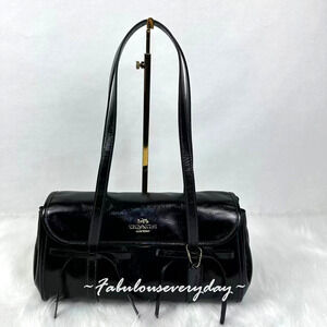 Coach Bridget Flap Shoulder Bag With Bows In Leather CDY94 Silver/Black NWT